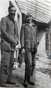 Lytton Strachey e Iris Tree de English Photographer